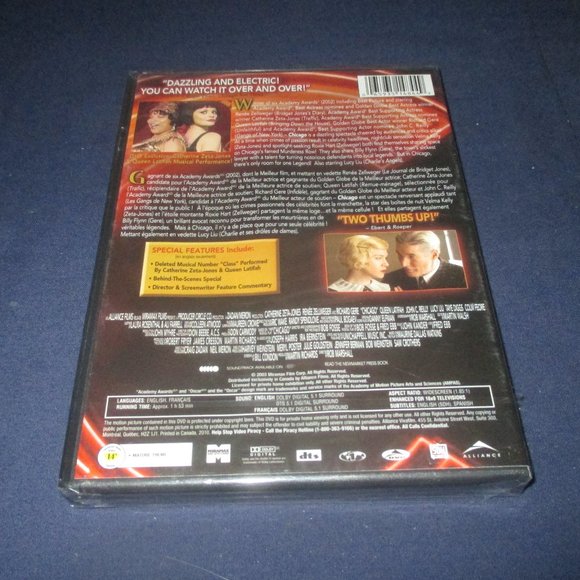 Chicago (DVD, 2003) (unopened) Renee Zellweger Richard Gere - Picture 3 of 3